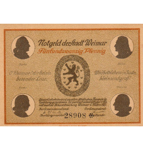 Weimar Set of 6 Notgelds